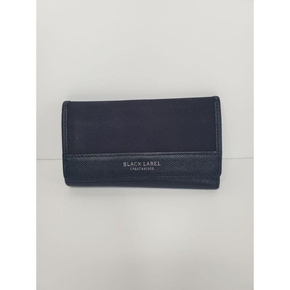 Pre-Loved Navy Blue and Silver Black Label Crestbridge Key Holder